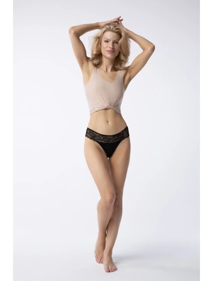 Kalhotky Salsa Brasil černé - Julimex Kalhotky Salsa Brasil černé - Julimex