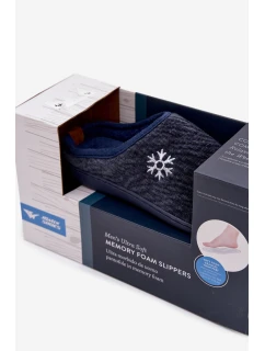 Pánské domácí pantofle Darline – granátové