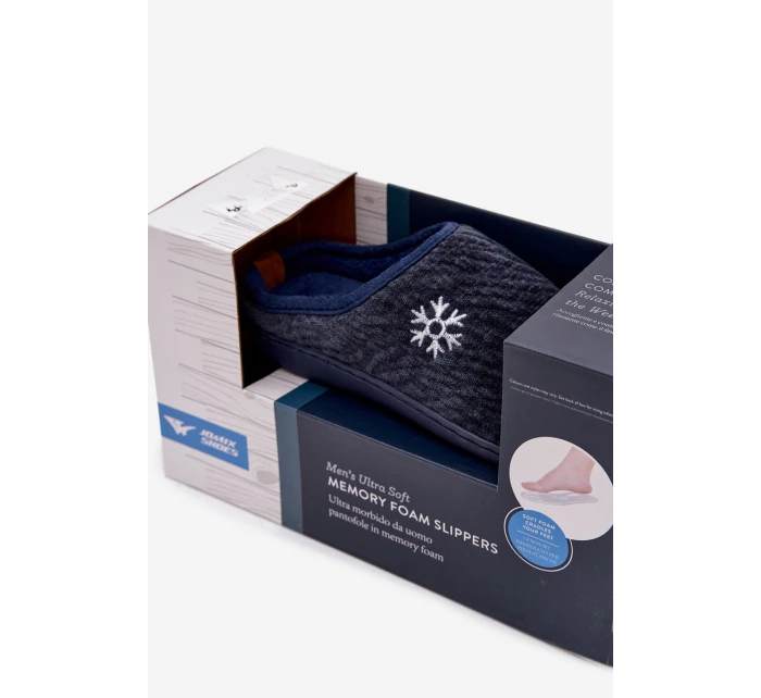 Pánské domácí pantofle Darline – granátové