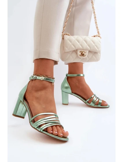 Dámské sandály 24SD98-6768 zelené - Step in style