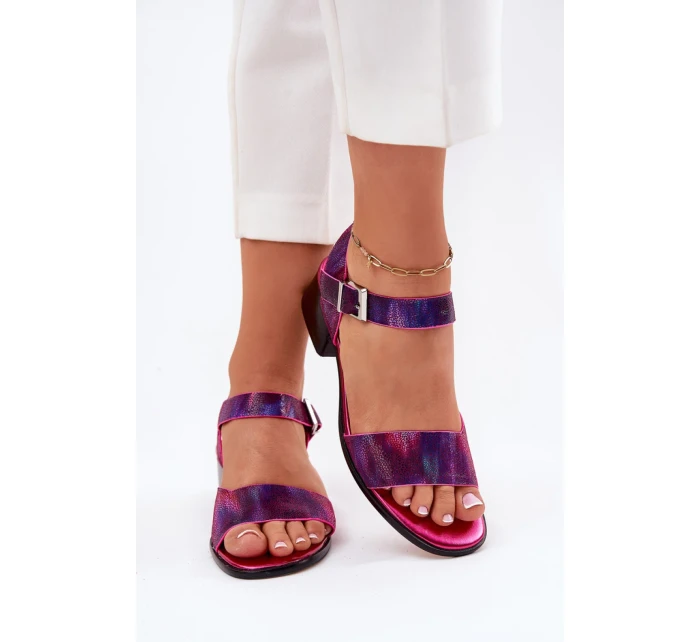 Sandály na podpatku  model 213022 Step in style