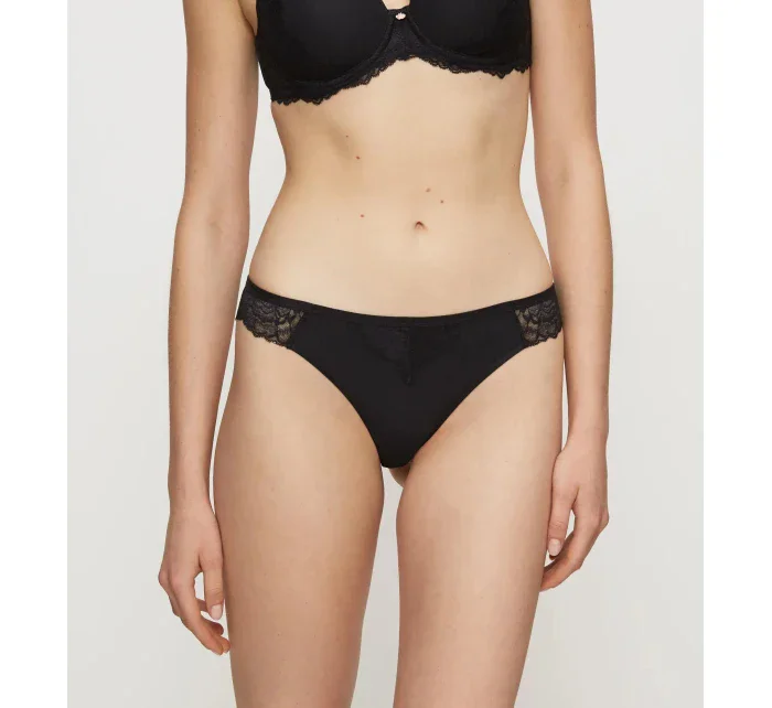 Dámské kalhotky Peony Florale Brazilian černé - Triumph Dámské kalhotky Peony Florale Brazilian černé - Triumph