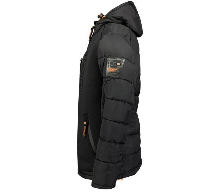 Geographical Norway pánská bunda BEACHWOOD BLACK-FORANGE DB MEN 068 BS4 BLACK (WU6631H/GN-NOIR)