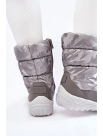 Dámské vysoké boty do sněhu Big Star model 21600133 šedé - Big Star Shoes