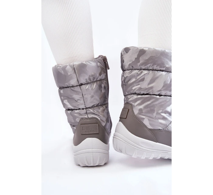 Dámské vysoké boty do sněhu Big Star model 21600133 šedé - Big Star Shoes