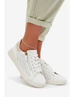 Kožené dámské tenisky s zipem model 22026547 - EVENTO