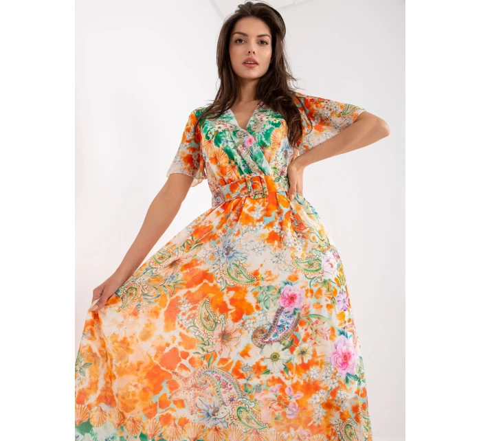 Šaty DHJ SK 15967 1.01P oranžová