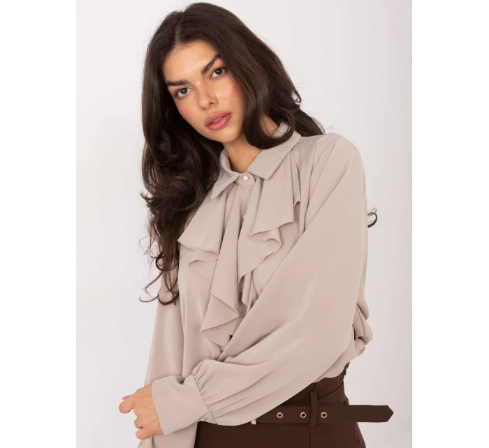 Koszula IT KS model 21795538 beżowy - FPrice Koszula IT KS model 21795538 beżowy - FPrice