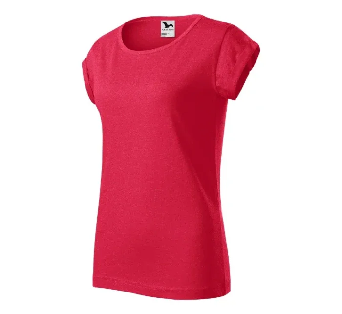 Fusion tričko dámské červený melír Fusion tričko dámské červený melír