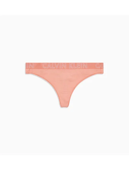 Tanga QD3636E-CHM meruňková - Calvin Klein