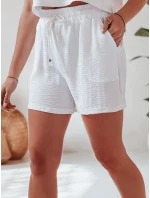 Dámské šortky HOT VIBE white FashionStreet SY0444 Dámské šortky HOT VIBE white FashionStreet SY0444