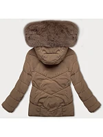 Dámská volná přechodná bunda J Style tmavě béžová (16M9181-84) Dámská volná přechodná bunda J Style tmavě béžová (16M9181-84)