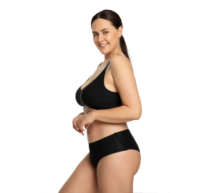 Dámský sportovní top Jelly bra comfort black - JULIMEX Dámský sportovní top Jelly bra comfort black - JULIMEX