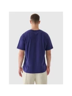 Oversize hladké unisex tričko 4F 4FRAW24TTSHU2672-31S