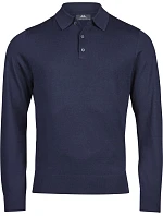Tee Jays TJ 6002 Polo pletený svetr 18.6002 navy Tee Jays TJ 6002 Polo pletený svetr 18.6002 navy