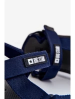 Pánské sandály na suchý zip Big Star model 21609131 Námořnická modrá - Big Star Shoes Pánské sandály na suchý zip Big Star model 21609131 Námořnická modrá - Big Star Shoes