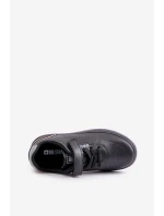 Dětské Tenisky Z Eko Kůže Na Suchý Zip Big Star model 21676393 Černé - Big Star Shoes Dětské Tenisky Z Eko Kůže Na Suchý Zip Big Star model 21676393 Černé - Big Star Shoes