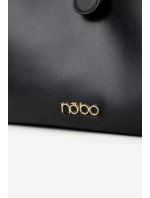 Dámská kabelka shopper s přezkou Nobo – černá