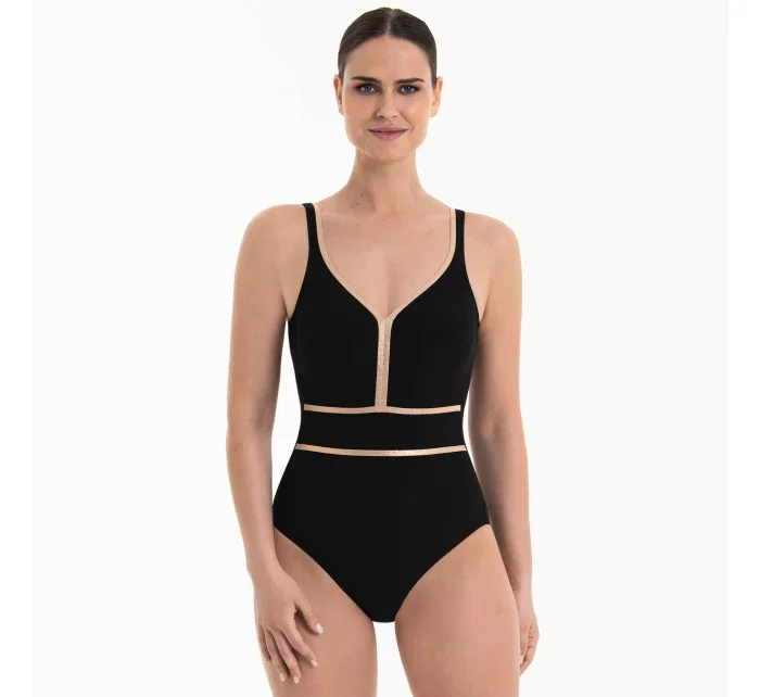 Style Cura jednodílné plavky 7207 černo-zlaté - Anita Classix Style Cura jednodílné plavky 7207 černo-zlaté - Anita Classix