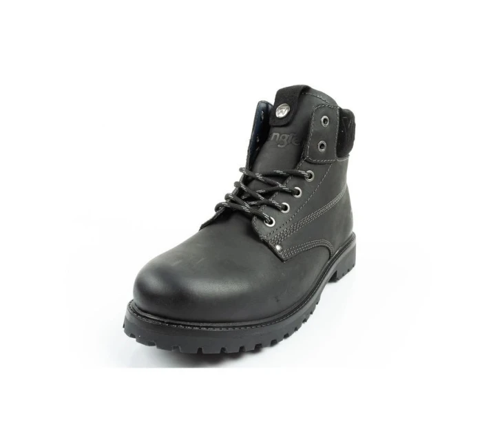 Arch pánské boty model 21420756 boty smart přírodní kůže černá - Wrangler