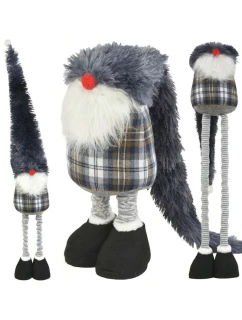 DEKORATIVNÍ TRPASLÍK NA TELESKOPU 38-88CM ŠEDÝ