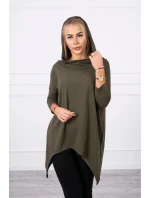 Halenka s model 21755694 potiskem khaki - K-Fashion Halenka s model 21755694 potiskem khaki - K-Fashion