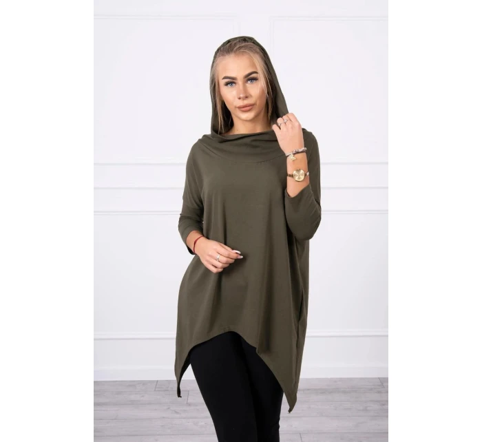 Halenka s model 21755694 potiskem khaki - K-Fashion Halenka s model 21755694 potiskem khaki - K-Fashion