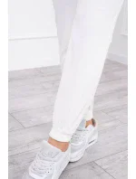 Tepláková souprava s kapucí ecru Tepláková souprava s kapucí ecru