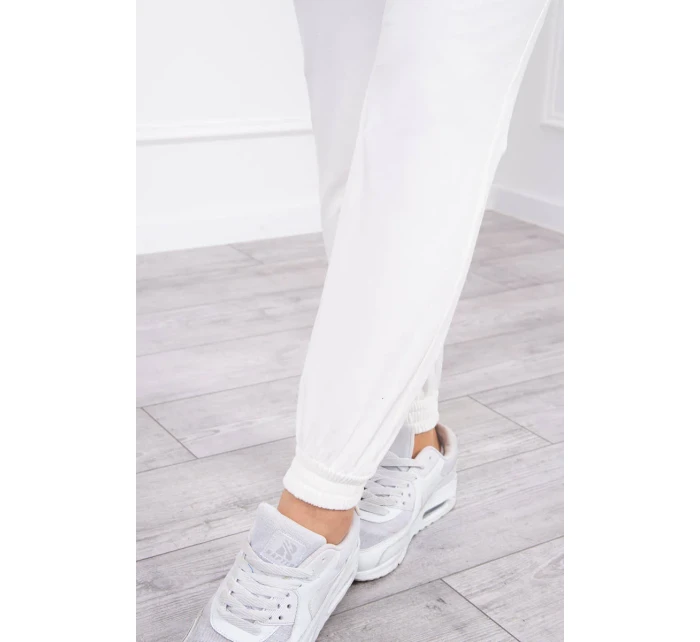 Tepláková souprava s kapucí ecru Tepláková souprava s kapucí ecru