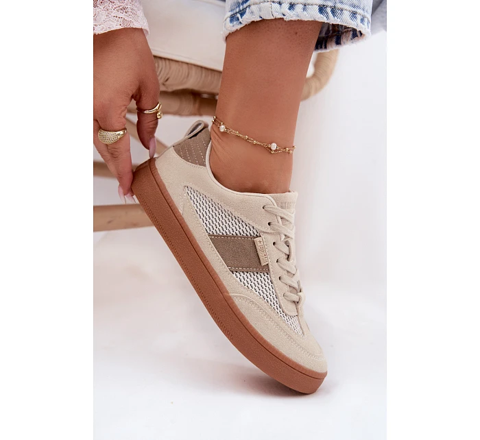 Dámské tenisky Big Star model 22100903 Béžové - Big Star Shoes Dámské tenisky Big Star model 22100903 Béžové - Big Star Shoes