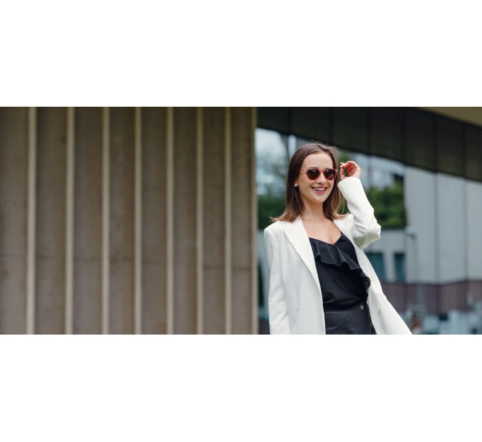 Dámské sluneční brýle Vuch Mitzi Transparent Pink