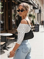 Dámská blůza BLISSE RY2511 smetanovo-černá - FashionStreet Dámská blůza BLISSE RY2511 smetanovo-černá - FashionStreet