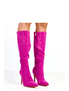 Kozačky na podpatku  model 218124 Solea