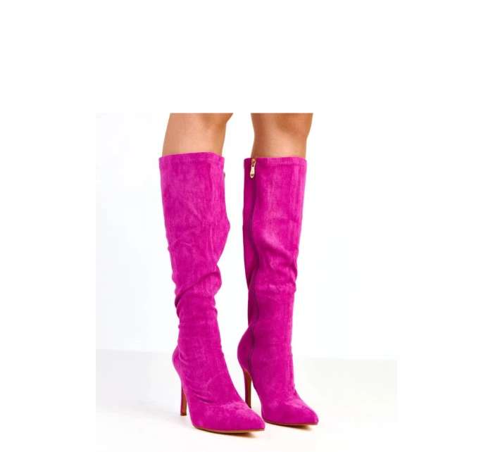 Kozačky na podpatku  model 218124 Solea