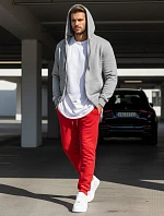 FashionStreet pánské červené tepláky UX2708