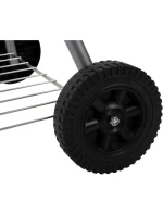 KULOVÝ ZAHRADNÍ GRIL REX STEEL 46CM S POPELNÍKEM