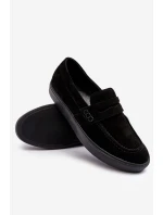 Mužské semišové polobotky Černé model 21643143 - Zazoo Mužské semišové polobotky Černé model 21643143 - Zazoo