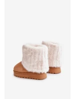 Dětské Sněhule S Kožíškem Camel Crisie Dětské Sněhule S Kožíškem Camel Crisie