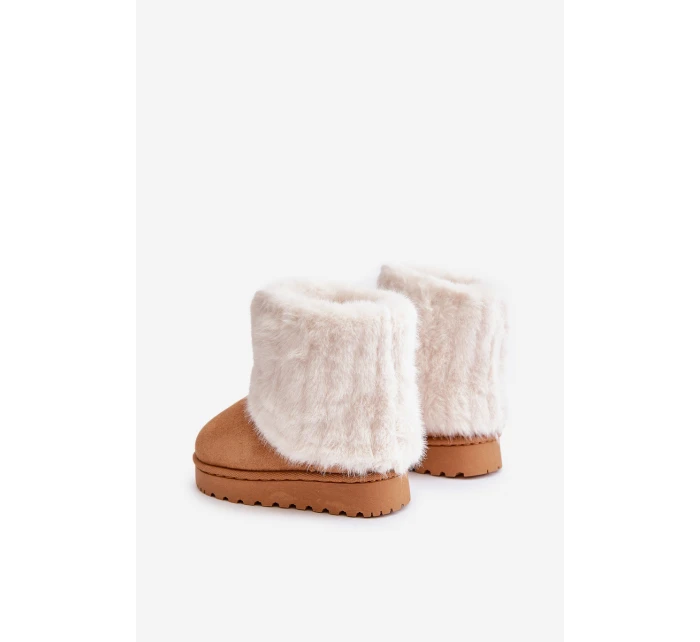 Dětské Sněhule S Kožíškem Camel Crisie Dětské Sněhule S Kožíškem Camel Crisie