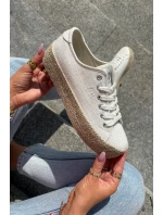 Dámské Tenisky Na Platformě S Pletením model 21693323 Světle Béžové - Lee Cooper