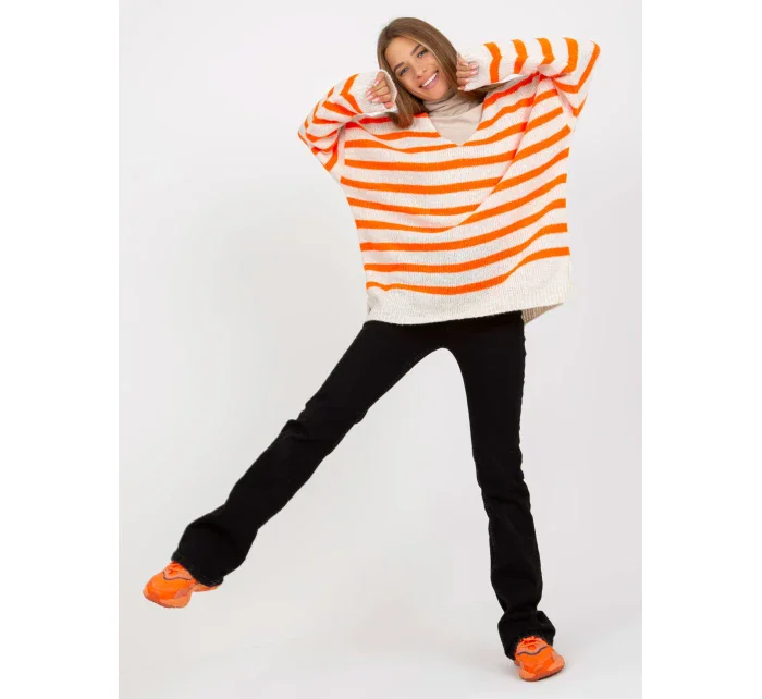 Dámský svetr TW SW BI M59 oranžový