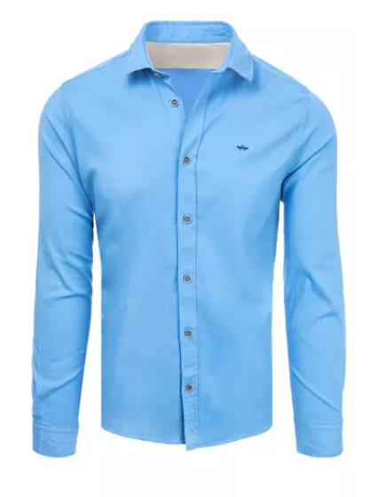 Modrá pánská košile Dstreet DX2307