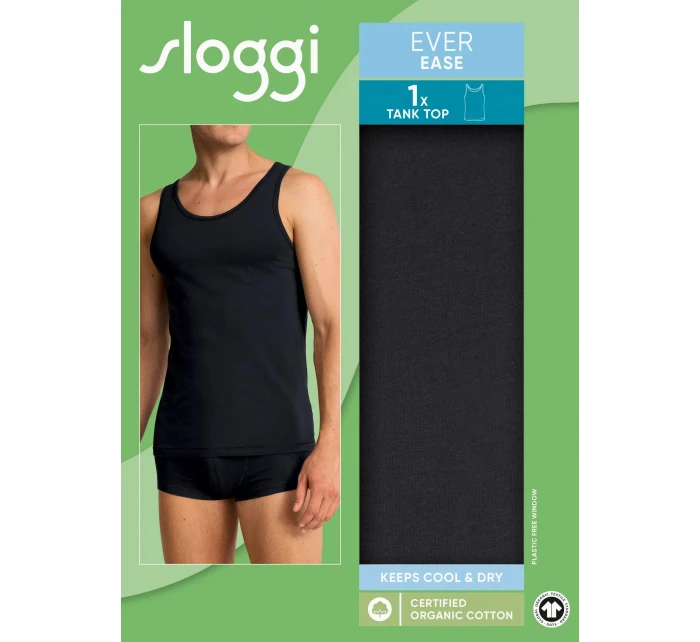 sloggi men EVER Ease Tank Top - BLACK - SLOGGI BLACK - SLOGGI