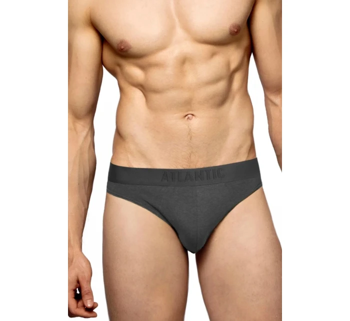 Pánské slipy 2 pack 016 graphite - Atlantic