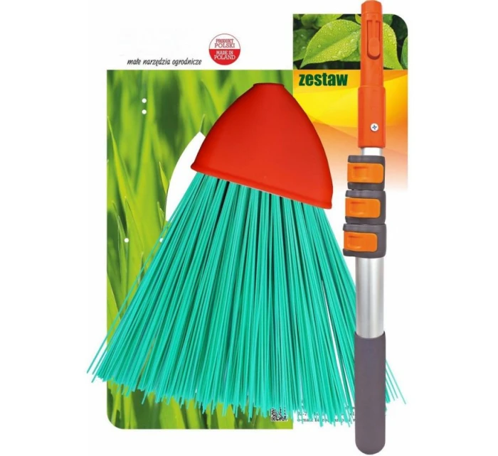 ZAHRADNÍ SOUPRAVA SMETÁK PREMIUM TELESKOPICKÁ TYČ