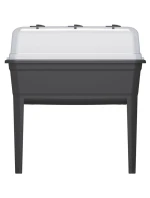 STOJÍCÍ SKLENĚNÁ RESPANA SET ECOLINE 74.6x77.7x36.8CM ANTRACITE dětské STOJÍCÍ SKLENĚNÁ RESPANA SET ECOLINE 74.6x77.7x36.8CM ANTRACITE dětské