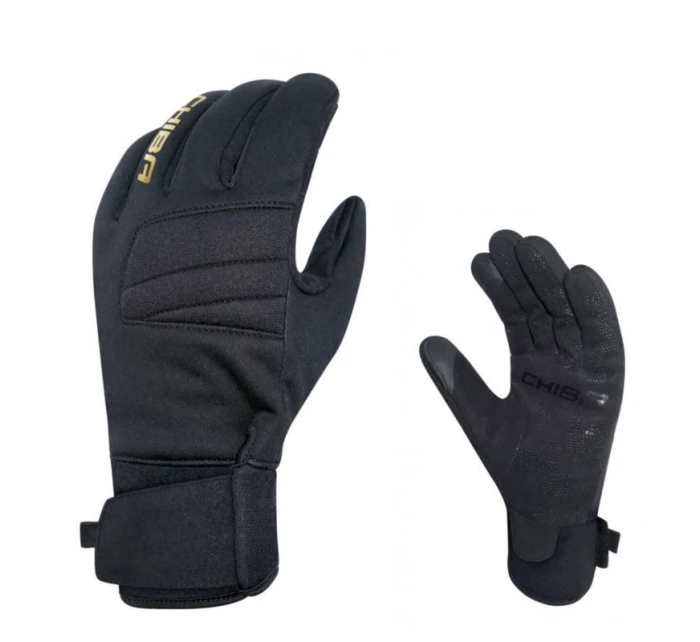 Rukavice CHIBA CLASSIC černo-zlaté 3XL