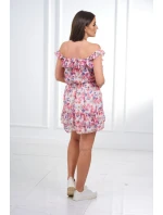 Zavinovací sukně, délka do pasu, bílá