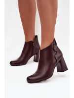 Boty na podpatku  model 218707 Step in style
