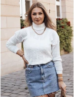 Dámský svetr ecru Dstreet model 21964138 - FashionStreet